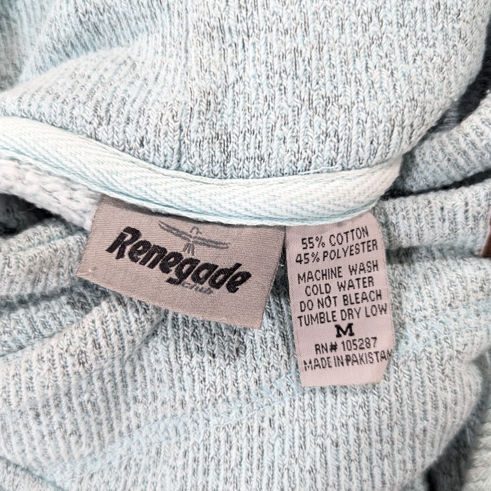 Renegade‎ Crescent Lake OR Embroidered Funnel Neck Sweatshirt Pullover Top M - Picture 3 of 8